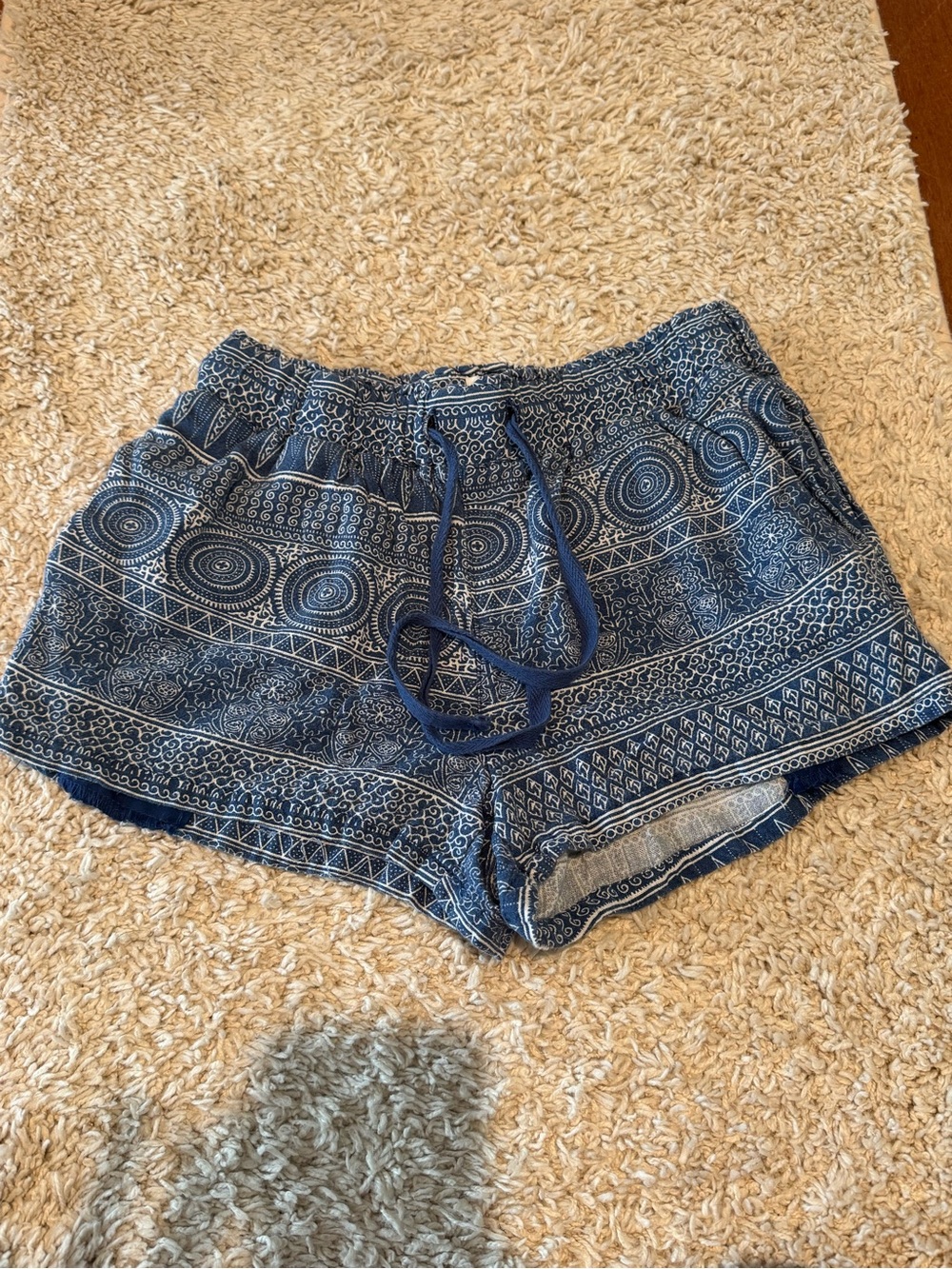Blue shorts